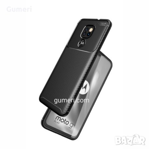 Motorola Moto G9 Play  Карбонов удароустойчив гръб , снимка 3 - Калъфи, кейсове - 30459607