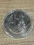 Сребро 1 oz Британия 2008, снимка 3