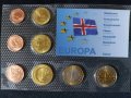 Пробен Евро сет - Исландия 2004 - 8 монети, снимка 1