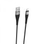Borofone USB - Lightning (iPhone), Кабел 2.4A, 1m, BX32 / Черен / Баркод : 2402285, снимка 4