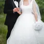 Луксозна булчинска рокля  Размер S/M, снимка 1