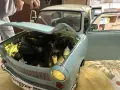Метален модел на Трабант 601 deluxe мащаб 1:8, снимка 15