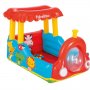 Надуваем влак с топки Fisher Price с 25 топки за забавни игри, Многоцветни, снимка 2