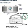 Преносим CD плейър WISCENT с Bluetooth Boombox, FM радио, стерео звук, USB, 3.5 мм AUX , снимка 4