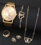 Комплект с часовник, колие, гривна, обеци и пръстен, снимка 3