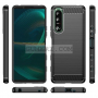 Sony Xperia 5 III Противоударен Силиконов Гръб - Карбон, снимка 8