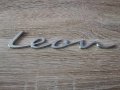 Емблема надпис Сеат Леон Seat Leon нов стил, снимка 1