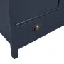 vidaXL Гардероб с 3 врати Hill сив 127x50x170 см борово дърво масив, снимка 5