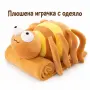 Плюшено животинче  с меко одеяло – сладък приятел за уют и подарък, снимка 6