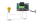 Терморегулатор 1209WV, 12 VDC, изход реле 250 VAC 10A NO, -50 до +110° C ,NTC10K - 50см термоконтрол, снимка 2