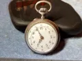 Стар ШВЕЙЦАРСКИ СРЕБЪРЕН ДЖОБЕН ЧАСОВНИК с КРАСИВА РЕТРО ОРНАМЕНТИКА ФУНКЦИОНИРАЩ 47690, снимка 12