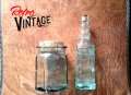 старо стъкло бутилка - буркан, снимка 1 - Антикварни и старинни предмети - 30255658