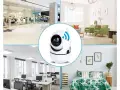 WIFI IP камера въртящ се електронен бебефон с HD изображение и двупосочно аудио, снимка 2