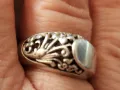 руски сребърен пръстен , снимка 1