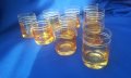 Ретро ракиени чашки за концентрат калиево стъкло 10 бр, 50 мл, снимка 3