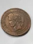 монета 10 сантима Франция 1897, снимка 2
