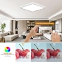 LEZOE RGB LED таванна лампа с димируема светлина и дистанционно управление, 18W 1800lm, снимка 7