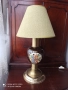 Настолна лампа порцелан и месинг , снимка 1