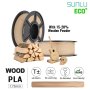 Wood PLA Filament SUNLU 1.75mm, 1kg, ROHS за FDM 3D Принтери