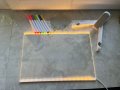 LED Табло с 7 Цветни Флуоресцентни Маркера за Дом, Офис, Училище и Още, снимка 3