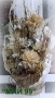 Аранжировка сухи и екзотични цветя, снимка 5