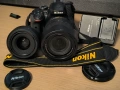Nikon D3400 само на 1659 кадъра + 18-140 + 35мм 1,8 ПЕРФЕКТНИ!, снимка 1