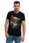 Нова мъжка тениска с дигитален печат Зъбат вълк, Серия Вълци, снимка 3