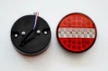 1 бр. Кръгли Лед LED 12-24V задни стопове светлини за камион , снимка 3