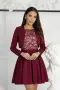 Болеро “Burgundy Touch” – цвят бордо арт.1507, снимка 1