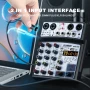 Смесителен пулт BMG-04D DSP99 UPGRADE, DJ Mixer, Bluetooth USB Player, EQ 2 Band,, снимка 3