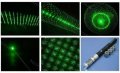 Зелен лазер 50mW с 5 дискотечни приставки
