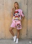 Minnie Mouse Дамски Летен Екип Мини Маус Различни Анимационни Герои , снимка 13