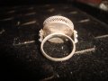 19 ВЕК ФИЛИГРАНЕН СРЕБЪРЕН ПРЪСТЕН МАЙСТОРСКА РЪЧНА ИЗРАБОТКА УНИКАТ ВИСОКА ПРОБА СРЕБРО 98588, снимка 5