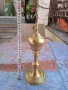 Стара газена бронзова лампа , снимка 1