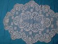 Винтидж плетена на една кука бяла покривка за маса, снимка 6