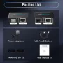 Нов HDMI USB Cat6 KVM Удължител 1080P 60Hz, 50м, HDR, PoE, Без Лаг, снимка 6