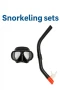 Комплект за гмуркане с маска и шнорхел – различни цветове, снимка 4