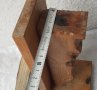 Голям стар дървен ограничител за книги, фигура, дърворезба Bookend, снимка 6
