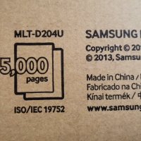Оригинална тонер касета за Samsung / НОВ Тoner MLT-D 204U High Capacity за 15,000 копия/ЧЕРНА, снимка 5 - Консумативи за принтери - 36688459