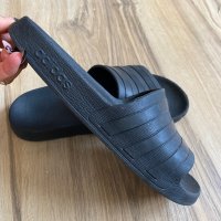 Оригинални спортни черни чехли Adidas ! 37 н, снимка 1 - Чехли - 42357245