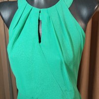 Ефирна рокля в зелено, снимка 2 - Рокли - 44297628