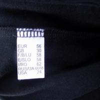 4XL Нова блуза с кристални капси в черно, снимка 5 - Туники - 44784084