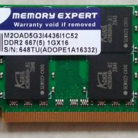 РАМ Памет за лаптоп SODIM RAM Memory 1GB DDR2