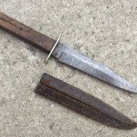 стар, британски окопен нож - WWI, снимка 1 - Антикварни и старинни предмети - 37795931