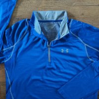 Under Armour ColdGear Long Sleeve 1/4 Zip - страхотна мъжка блуза , снимка 3 - Спортни дрехи, екипи - 40762212