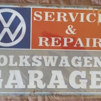 Метална табела Volkswagen , Фолксваген гараж / сервиз Нова табела, снимка 1 - Други - 30433595