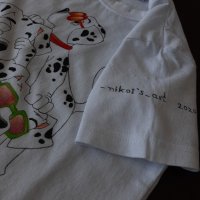 Ръчно рисувани дрехи, снимка 4 - Детски Блузи и туники - 29417212