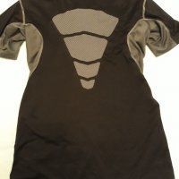 Черна маркова оригинална тениска Nike , спортна , със сиви дишащи сегменти. , снимка 8 - Тениски - 37476382