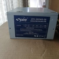 Компютърно захранване 380W Spire ATX-380W8-EB 80mm FAN, снимка 2 - Захранвания и кутии - 40538795