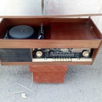 Ретро стар арт винтидж работещ радио грамофон Респром Акорд 102 - 71